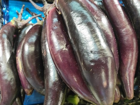 綠色蔬菜茄子