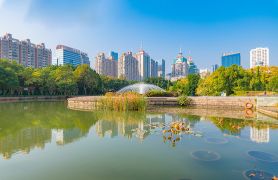 福州市溫泉公園城市風(fēng)光