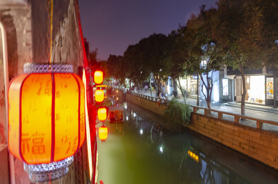 蘇州平江路夜景