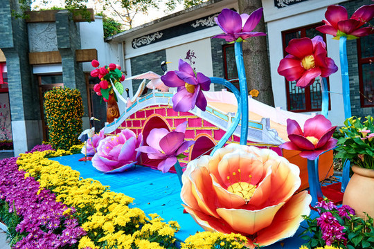 新春花市裝飾
