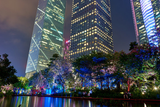 廣州珠江新城夜景