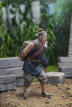 古代人物勞動場景