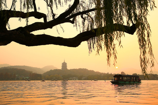 杭州西湖風(fēng)光