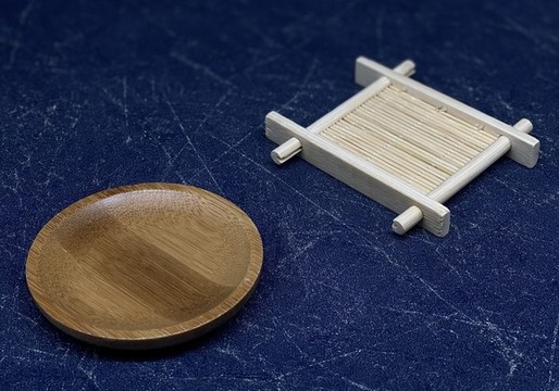 竹制圓盤小碟