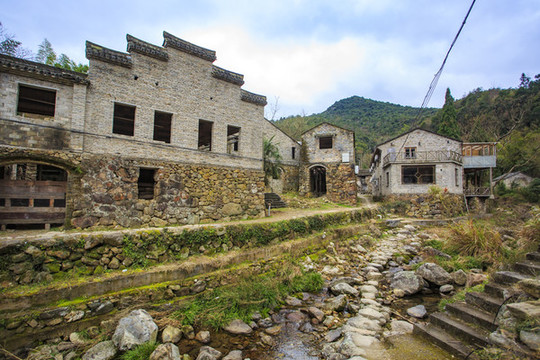 浙江臺州臨海小芝鎮(zhèn)岙陳村風(fēng)光