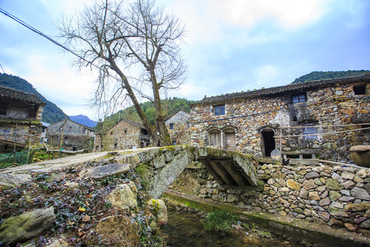 浙江臺州臨海小芝鎮(zhèn)岙陳村風(fēng)光