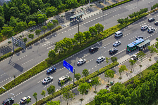 寧波市區(qū)交通道路風(fēng)光