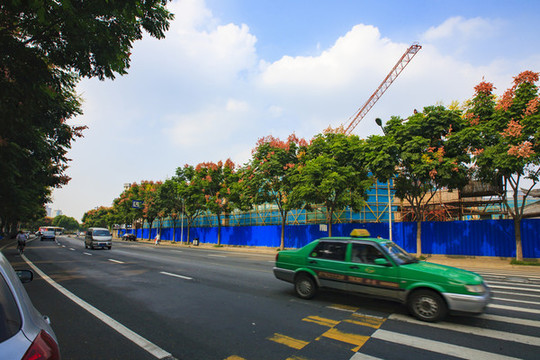 寧波市區(qū)交通道路風(fēng)光