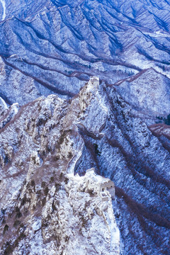 瑞雪照長城