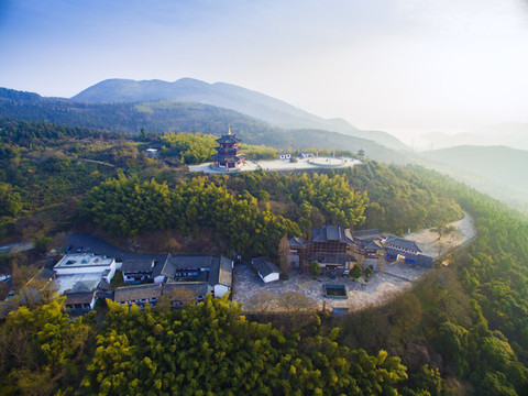 航拍達(dá)蓬山風(fēng)景區(qū)