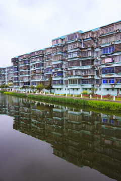 寧波鄞州北斗河美景