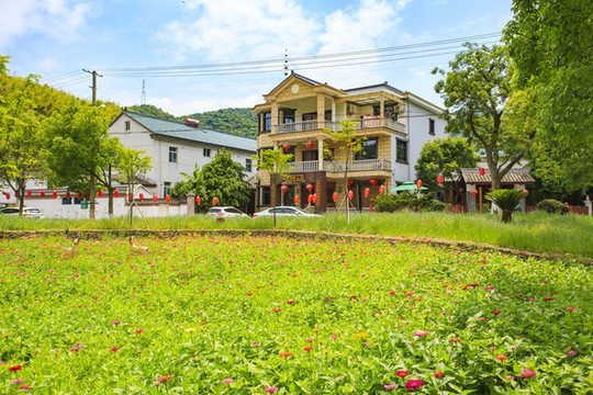 寧波江北慈城毛岙村風光
