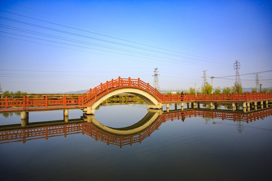 寧波海曙古林鎮(zhèn)莊潭河風(fēng)光