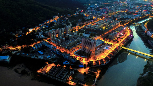 元陽新區(qū)夜景