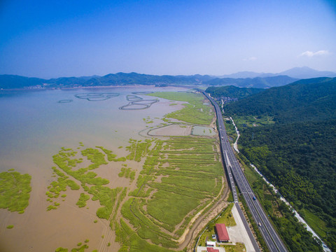 寧波象山港口美景