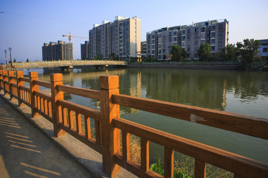 寧波鄞州皎碶河村美景