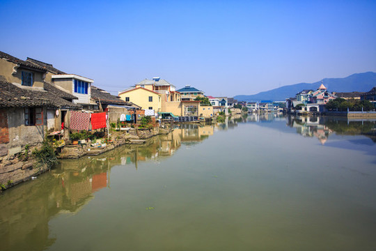 寧波鄞州皎碶河村美景