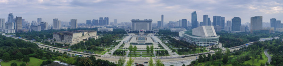 寧波鄞州區(qū)政府大樓外景