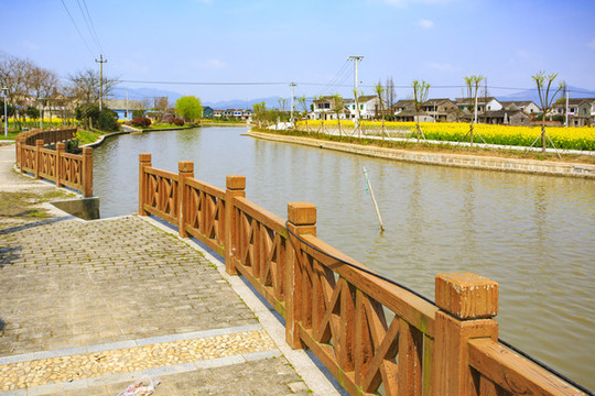 寧波鄞州咸祥鎮(zhèn)大湖契河美景