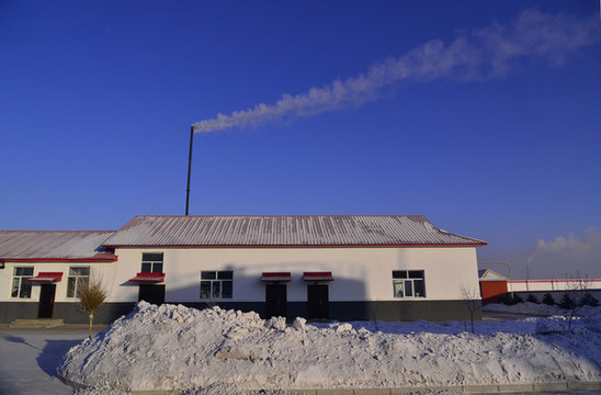 屋外的積雪