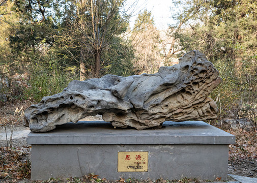 北京大學校園南極石擺件