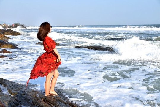 海邊美女