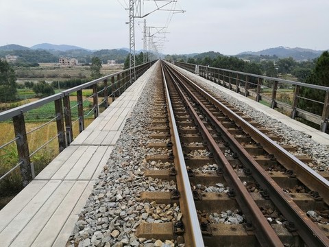 廣西欽州市小董鎮(zhèn)火車鐵路