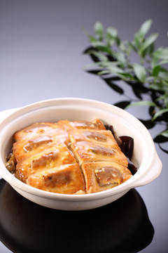 雙菇濃湯釀豆腐