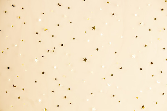 高清黃底夢幻金星