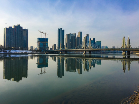 北京城市副中心冬景