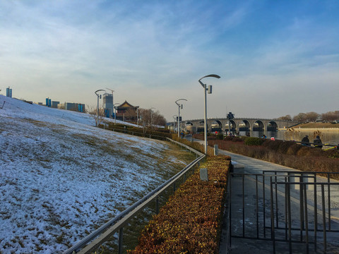 北京城市副中心冬景