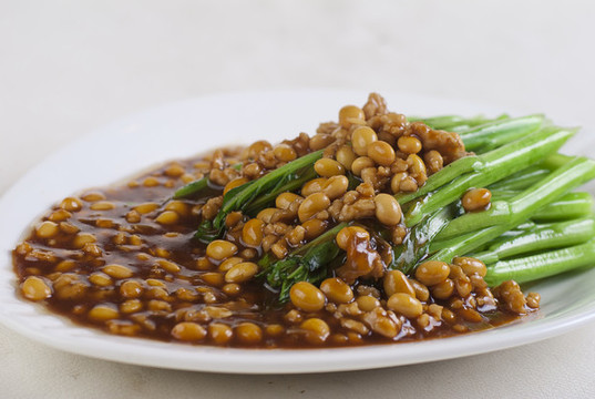 豆茸菜心