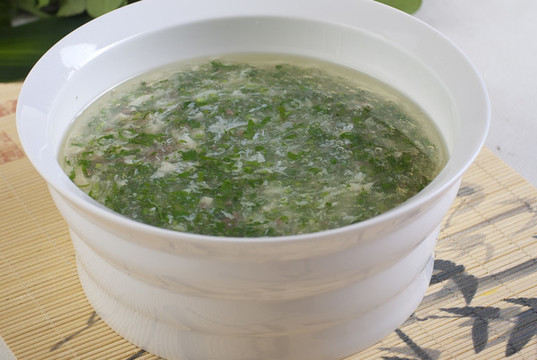 香菜牛肉羹