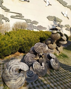 靈芝雕塑
