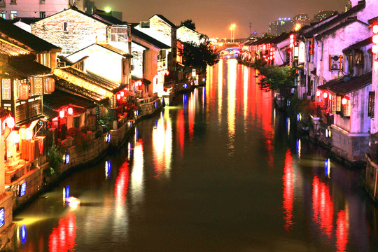 無(wú)錫古運(yùn)河夜景