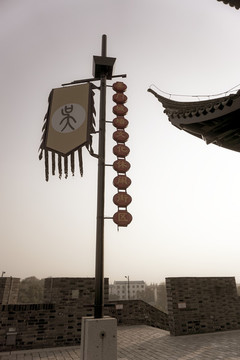 蘇州古城墻旗桿