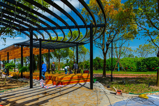 公園長廊建設(shè)