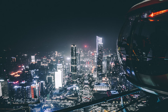廣州塔摩天輪夜景