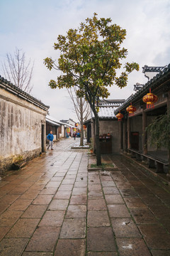 中國無錫蕩口古鎮(zhèn)古建筑旅游景點