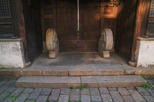 無錫美麗的惠山古鎮(zhèn)古建筑風(fēng)光
