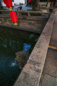 無錫美麗的惠山古鎮(zhèn)古建筑風(fēng)光