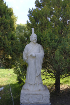 古人石像