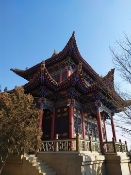 蘭州白塔山風(fēng)光