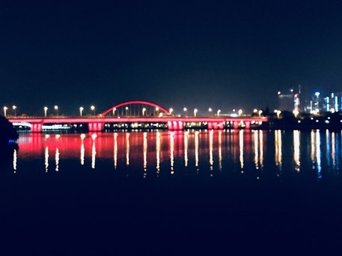 廈門五緣灣大橋夜景