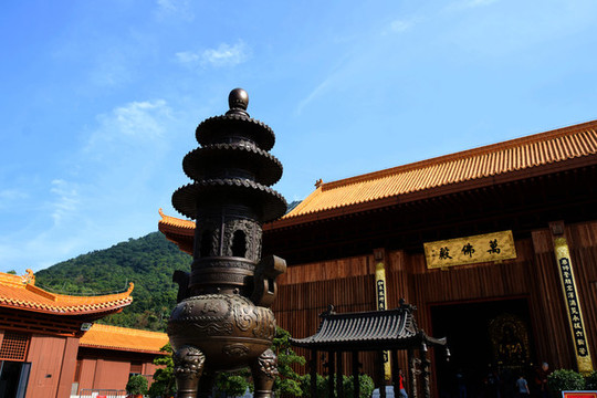 寺廟青銅香爐