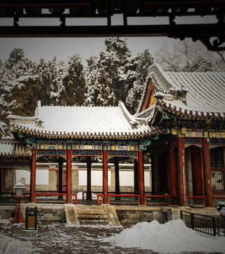 頤和園雪景