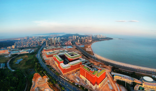 建設(shè)中的中山大學(xué)珠海校區(qū)
