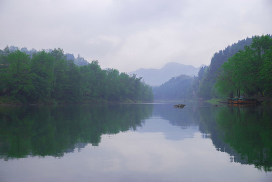 湘西州花桓縣邊城美景