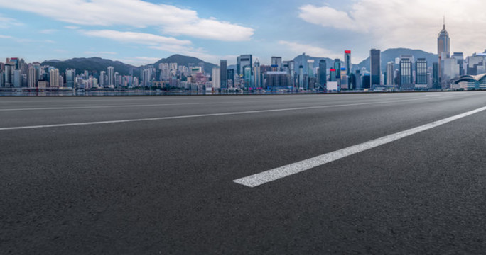 高速公路和建筑景觀
