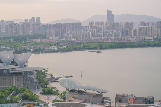 中國無錫現(xiàn)代建筑和風(fēng)光旅游